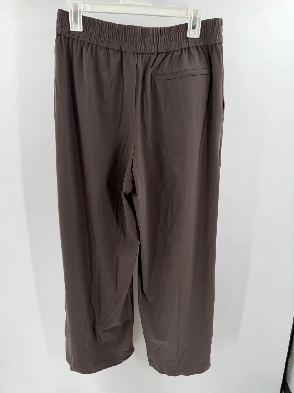Athleta Wide-Leg Pants in Deep Brown